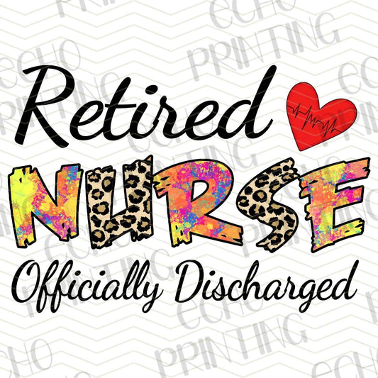 NRS 224 - RETIRED NURSE OFFICIALLY DISCHARGED