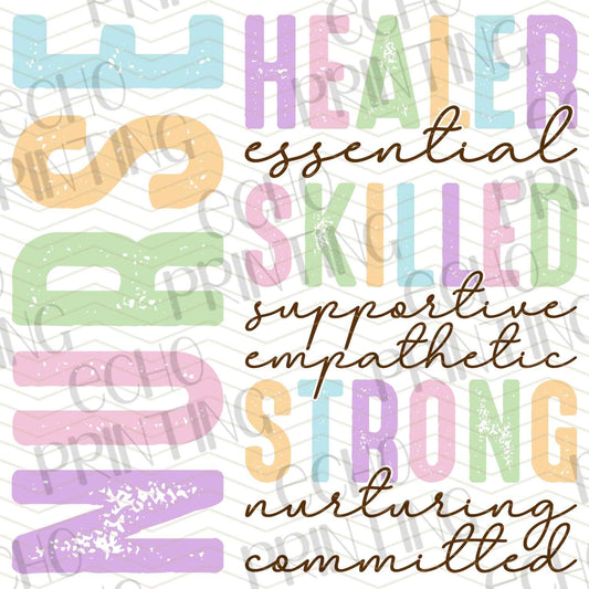 NRS 227 - NURSE STRONG INSPIRATIONAL WORDS