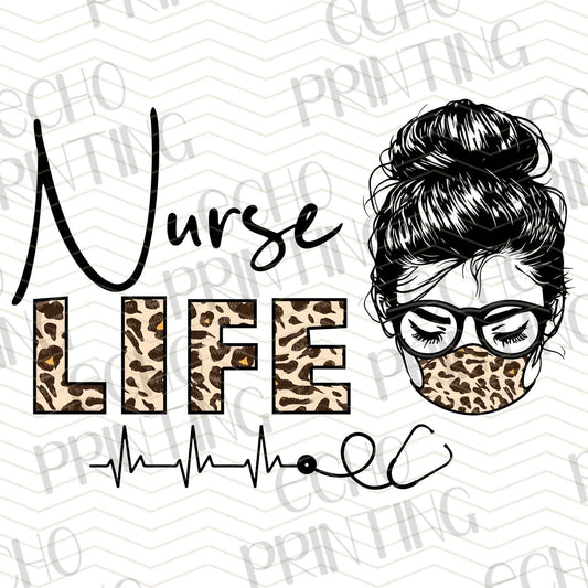 NRS 236 - NURSE LIFE MESSY BUN GLASSES
