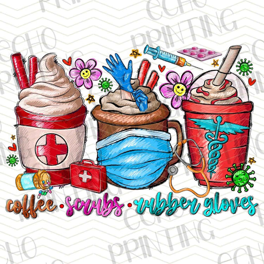 NRS 255 - COFFEE SCRUBS AND RUBBER GLOVE