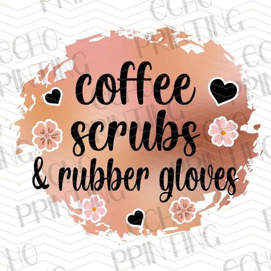 NRS 256 - COFFEE SCRUBS AND RUBBER GLOVES