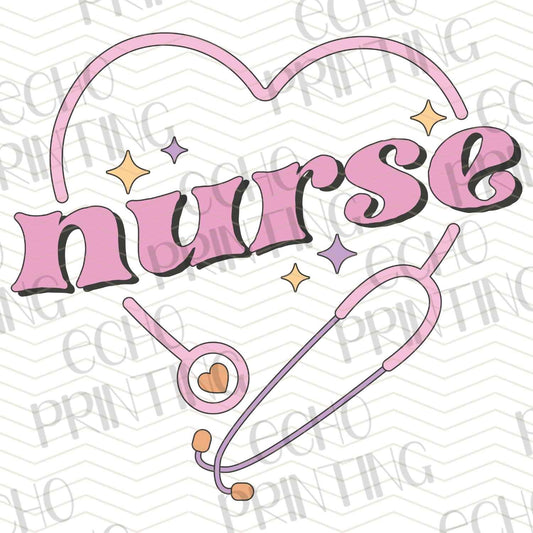 NRS 38 - NURSE PINK STETHOSCOPE