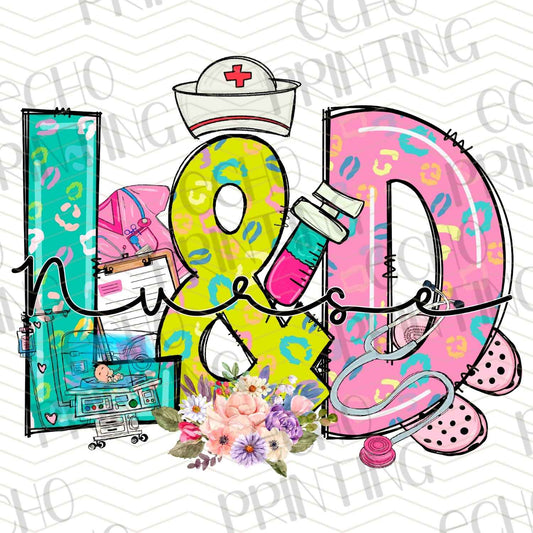 NRS 62 - L AND D FLORAL SCRIBBLE