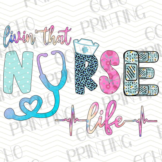 NRS 64 - JUST A NURSE LIFE PASTEL