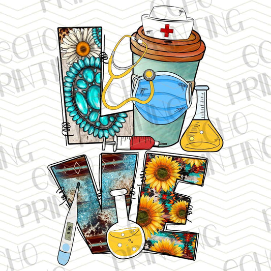 NRS 65 - LOVE COFFEE NURSE CUTE