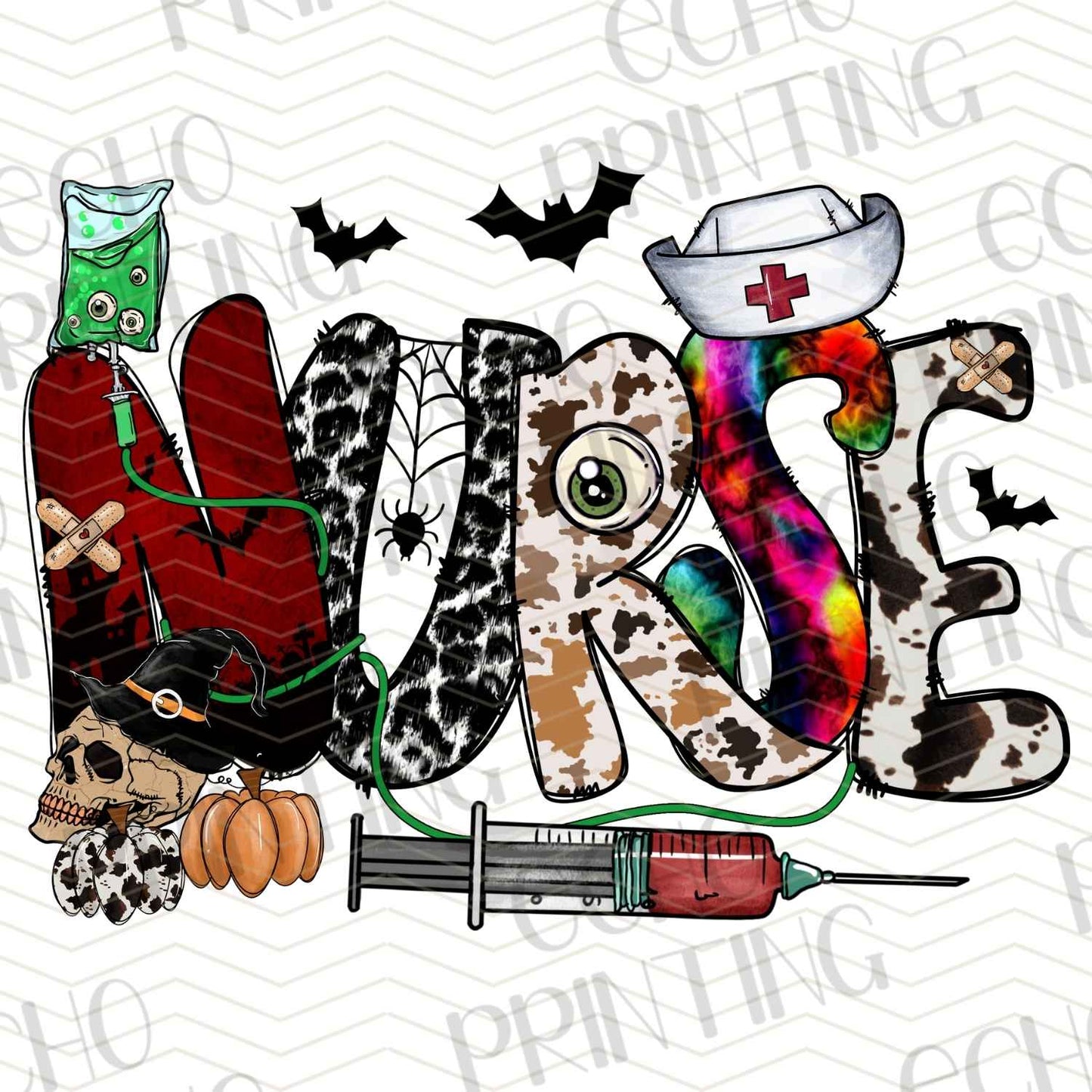 NRS 82 - NURSE CUTE SPOOKY HALLOWEEN