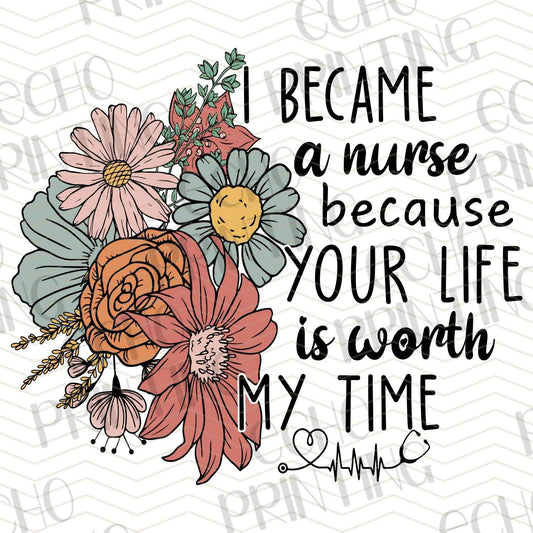 NRS 8 - BECAME A NURSE FLORAL