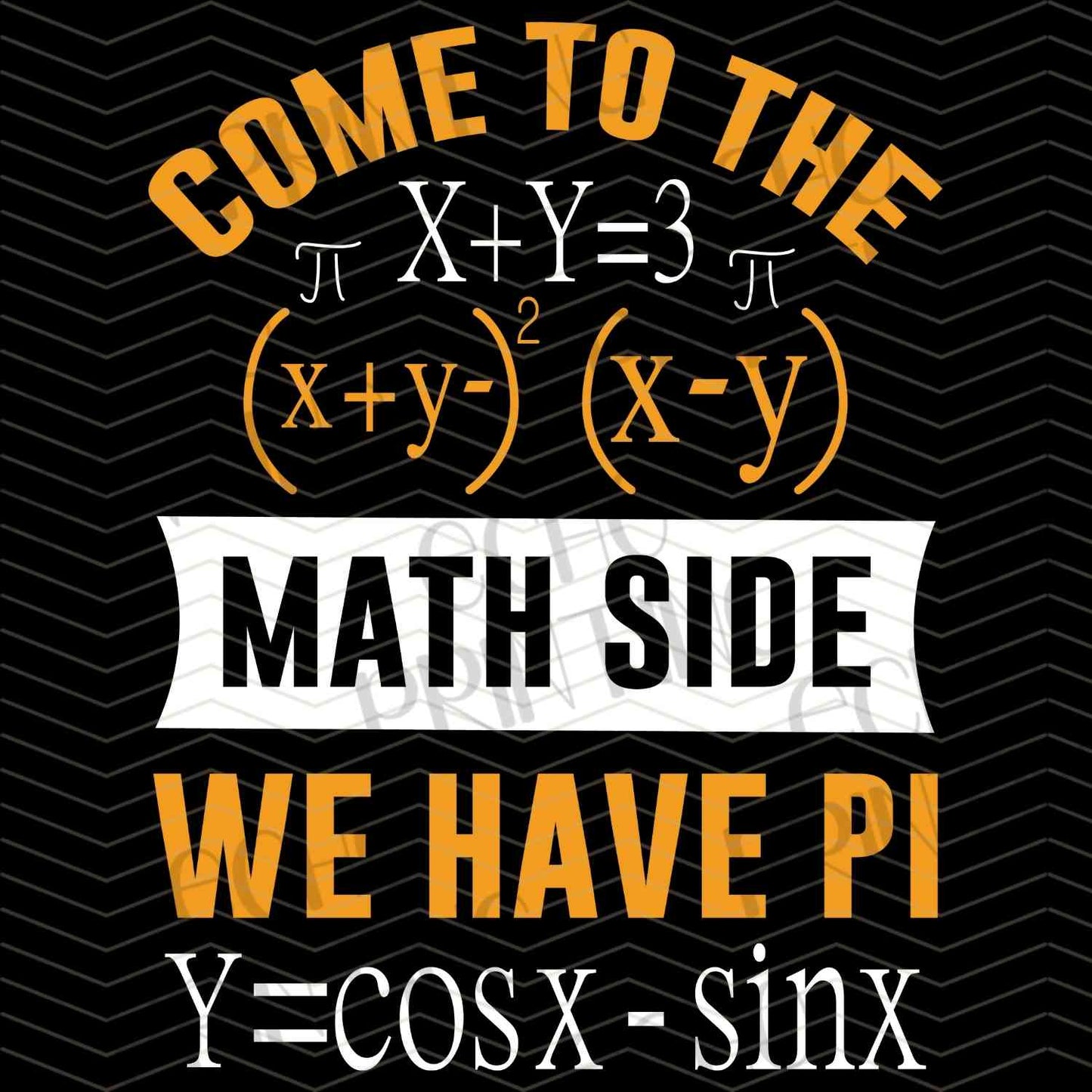 PDYG 77 - COME TO THE MATH SIDE WE HAVE PI