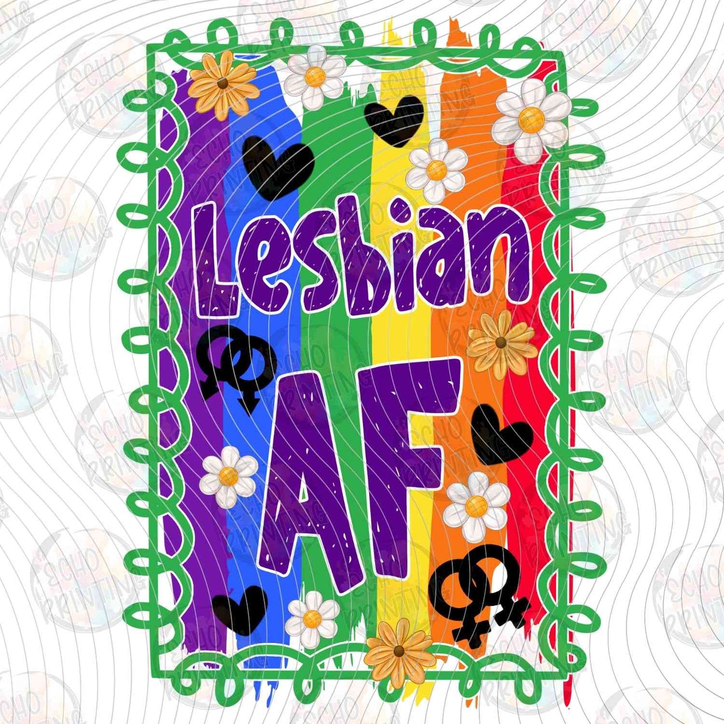 PRDG 10 - LESBIAN AF POLAROID FRAME