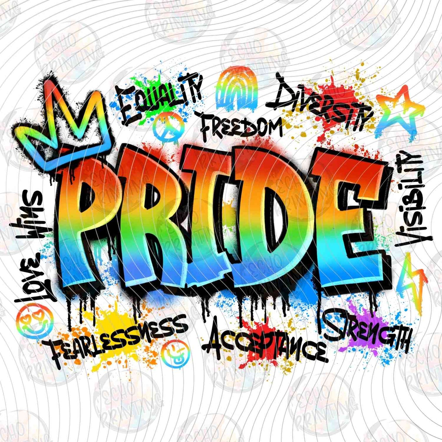 PRDG 20 - PRIDE GRAFFITI LETTERS