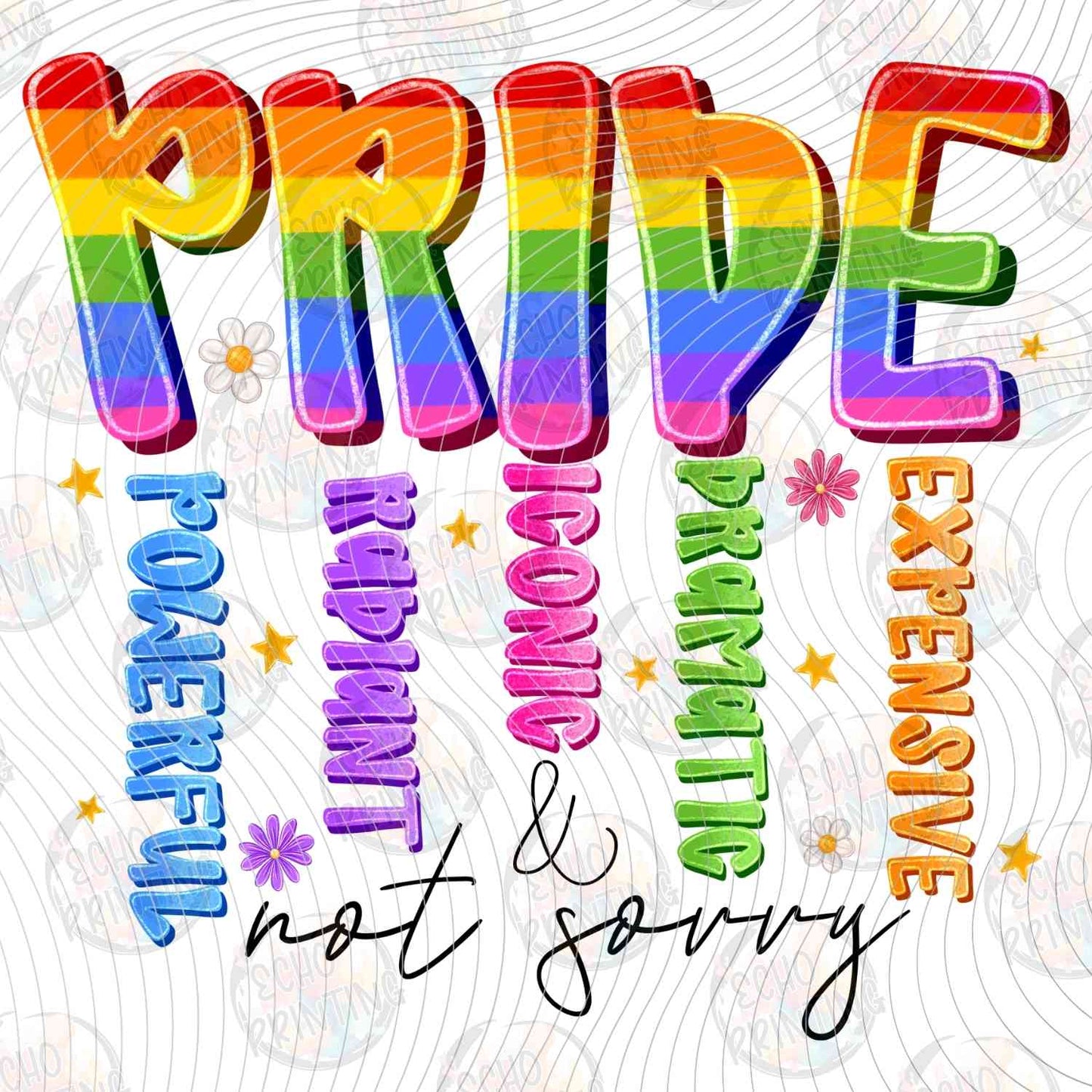 PRDG 21 - PRIDE RAINBOW LETTERS