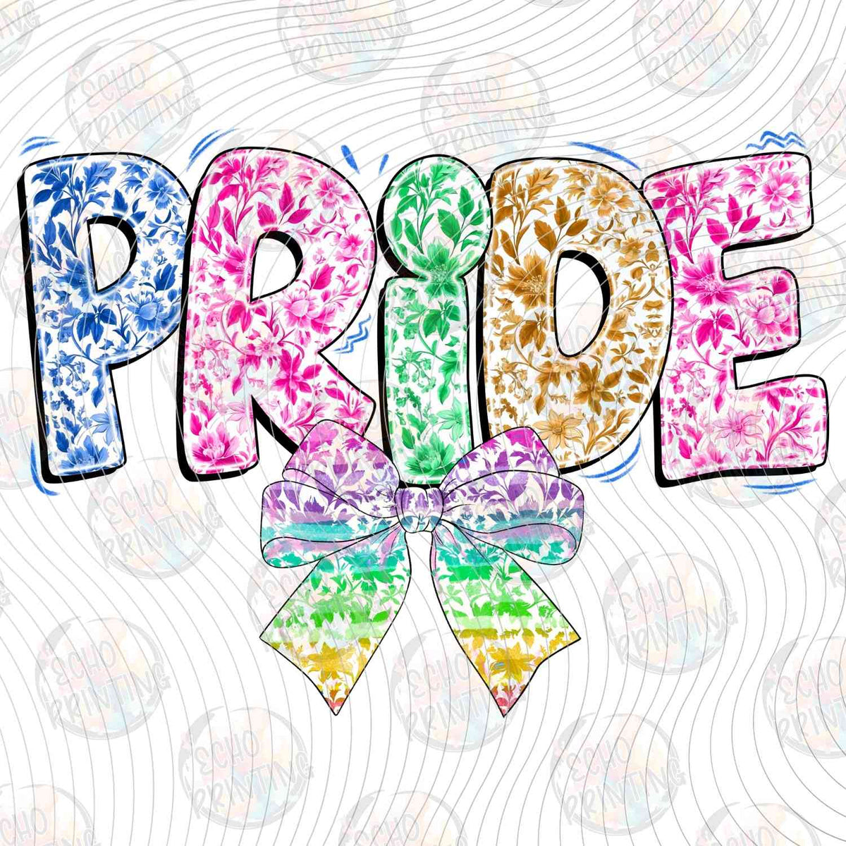 PRDG 24 - PRIDE LEOPARD AND SEQUIN LETTERS WITH BOW
