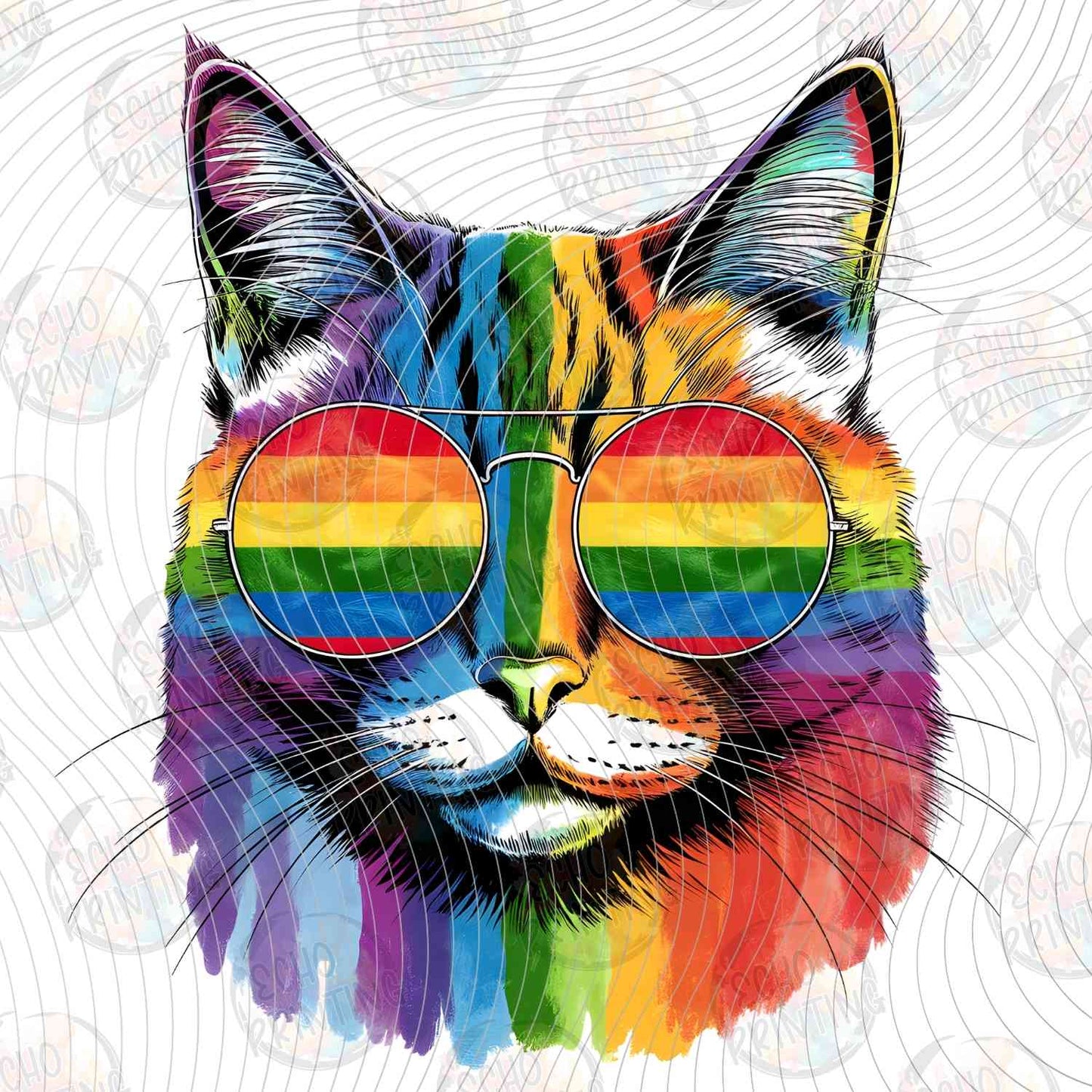 PRDG 25 - RAINBOW CAT FACE