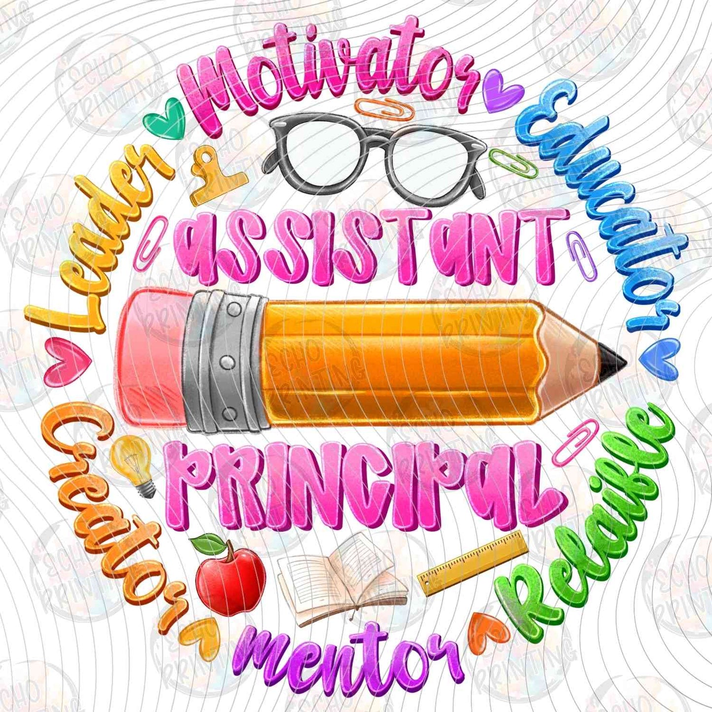 PRNSG 1 - ASSISTANT PRINCIPAL COLORFUL PENCIL