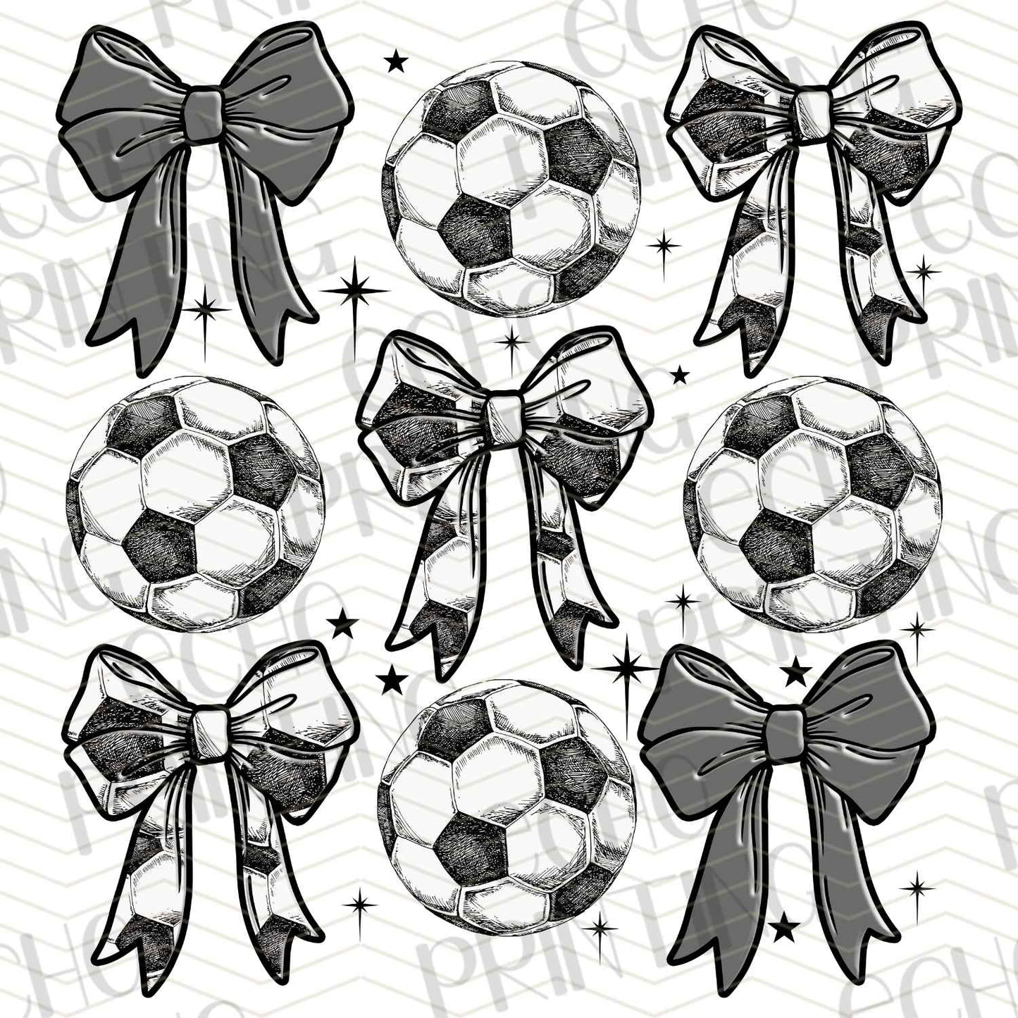 SCR 7 - SOCCER BALLS AND BOWS