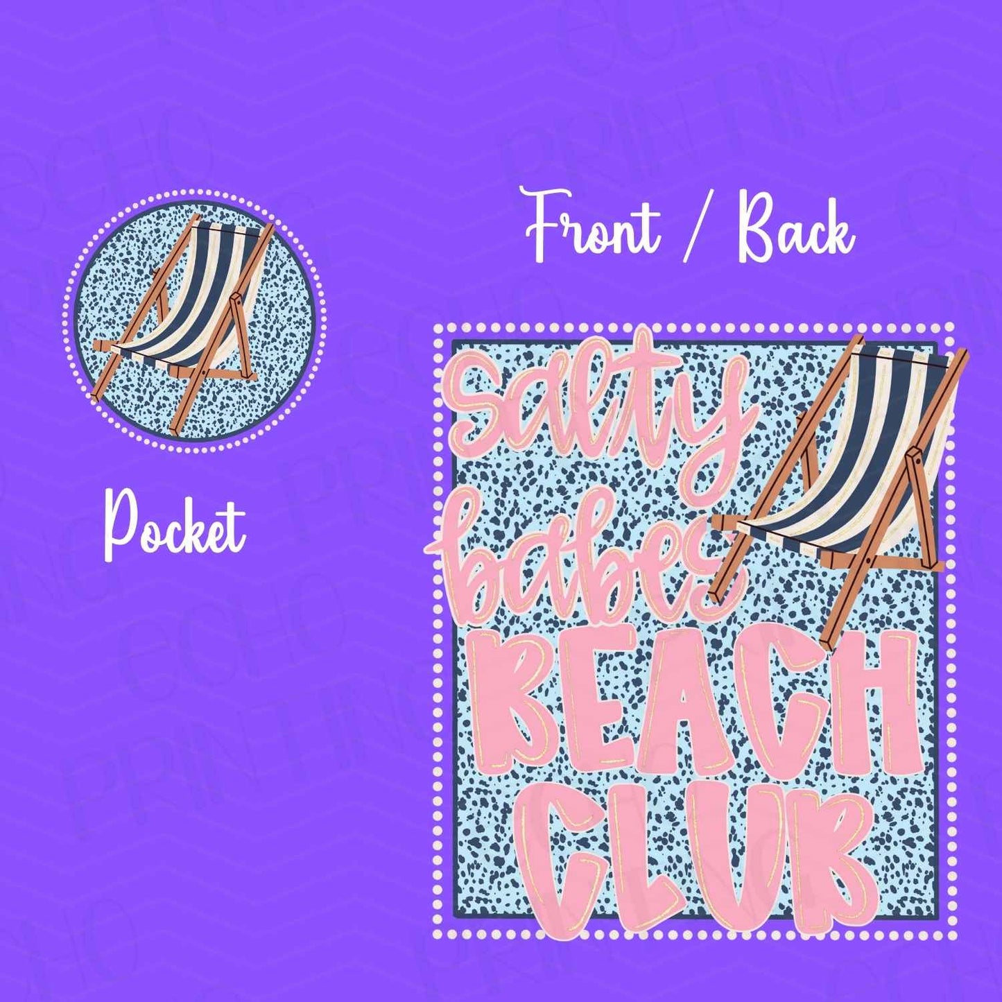 SMRG 221 - SALTY BEACH CLUB **POCKET SOLD SEPERATELY**