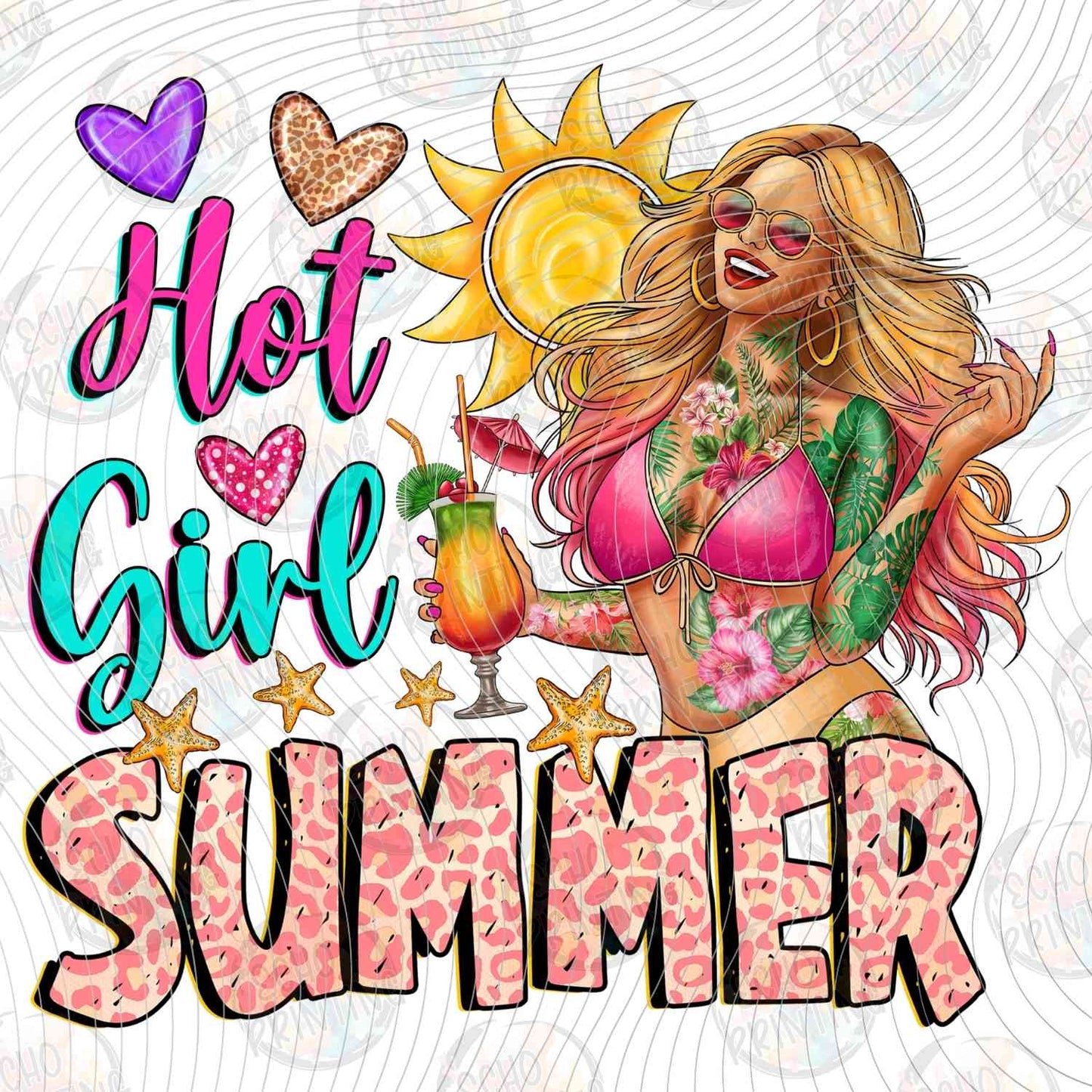 SMRG 555 - HOT GIRL SUMMER TROPICAL LADY
