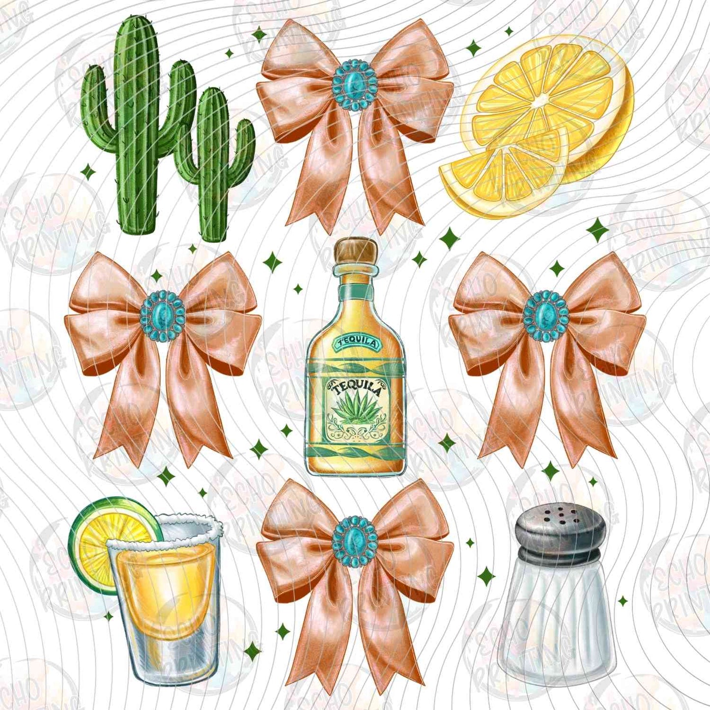 SMRG 596 - TEQUILA SUNSHINE AND BOWS COLLAGE