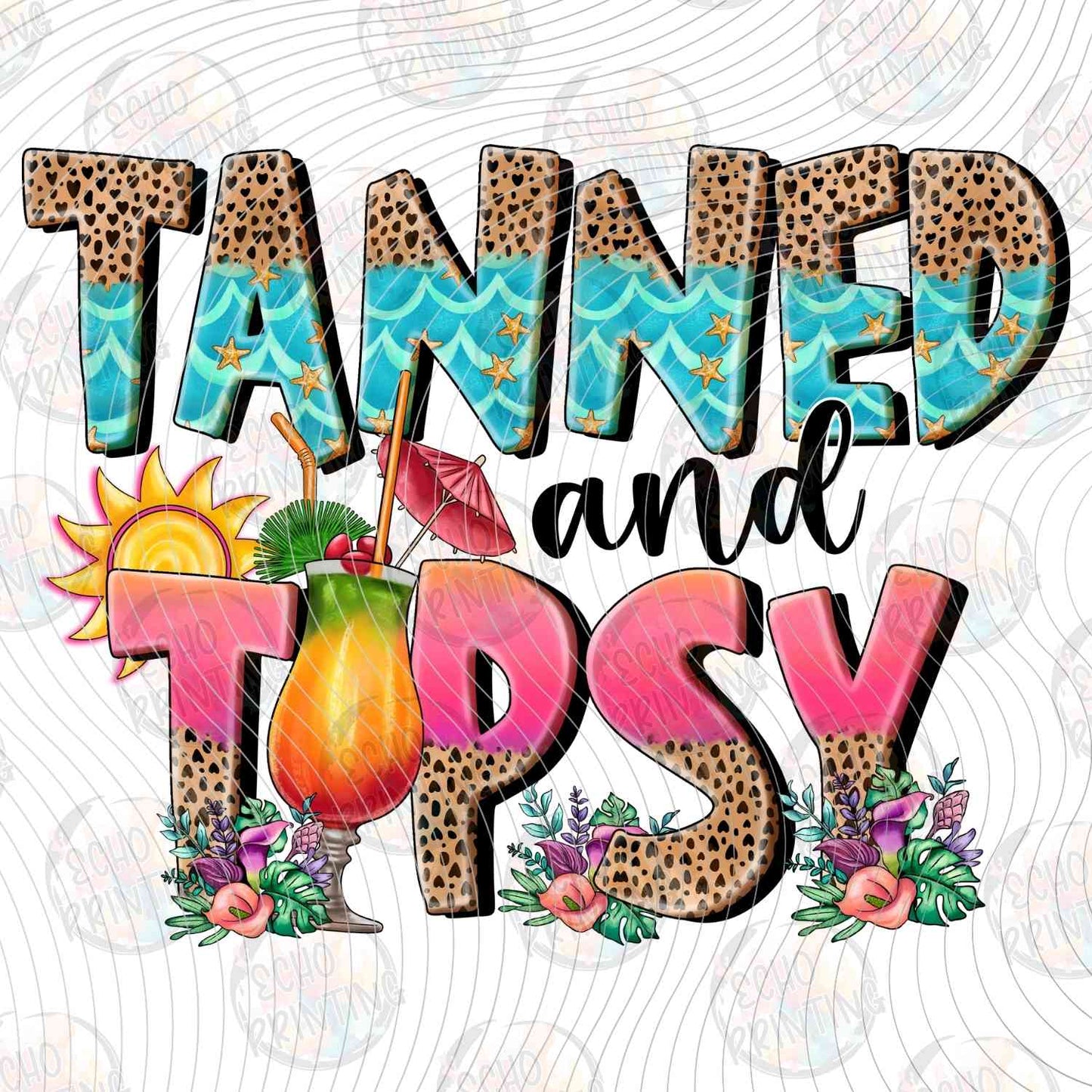 SMRG 597 - TANNED AND TIPSY LEOPARD TEXT