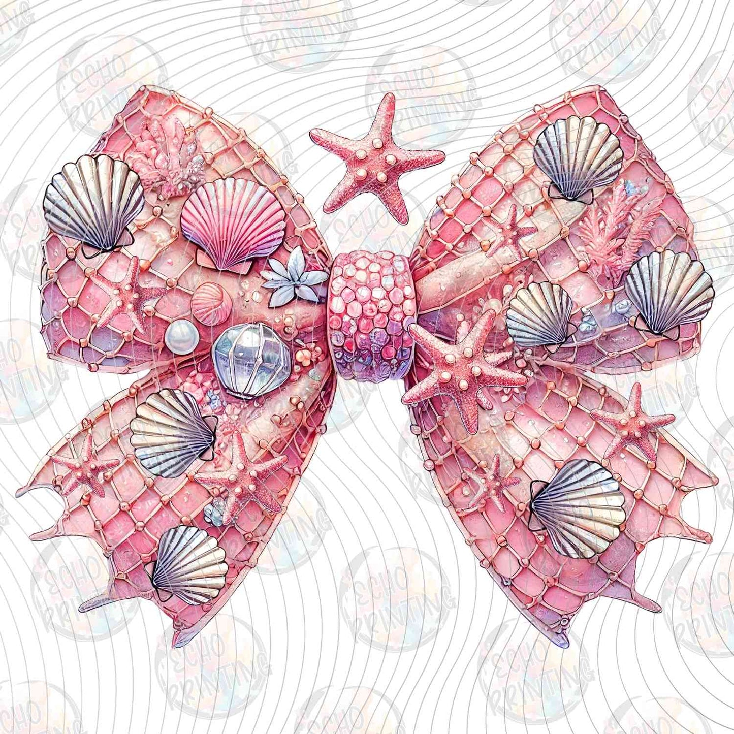 SMRG 623 - PINK GINGHAM PATTERN BOW