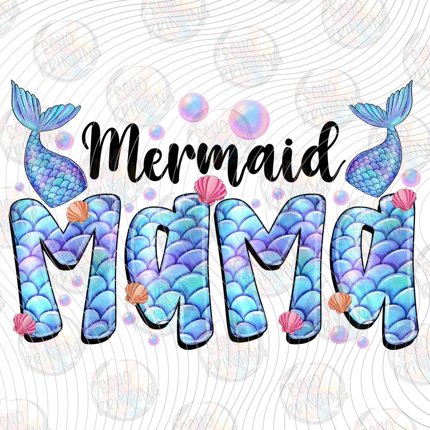 SMRG 631 - MERMAID MAMA TAIL GRAPHIC