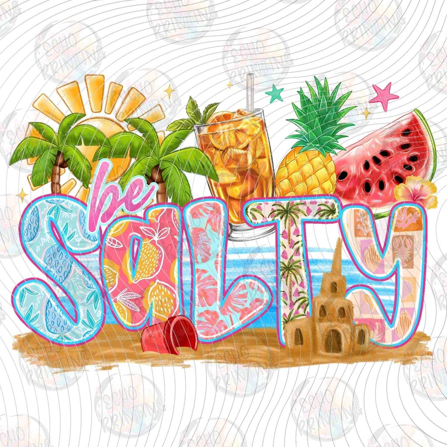 SMRG 677 - SALTY BEACH SANDCASTLE GRAPHIC