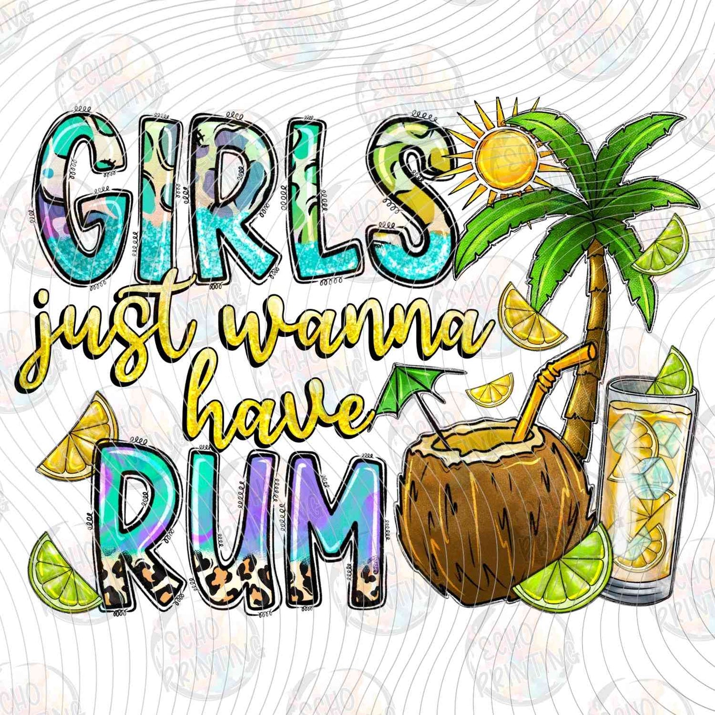 SMRG 735 - GIRLS JUST WANNA HAVE RUM TROPICAL