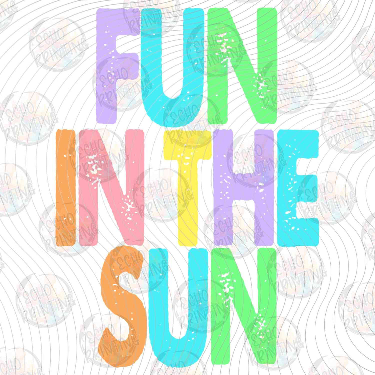 SMRG 769 - FUN IN THE SUN VIBRANT TEXT