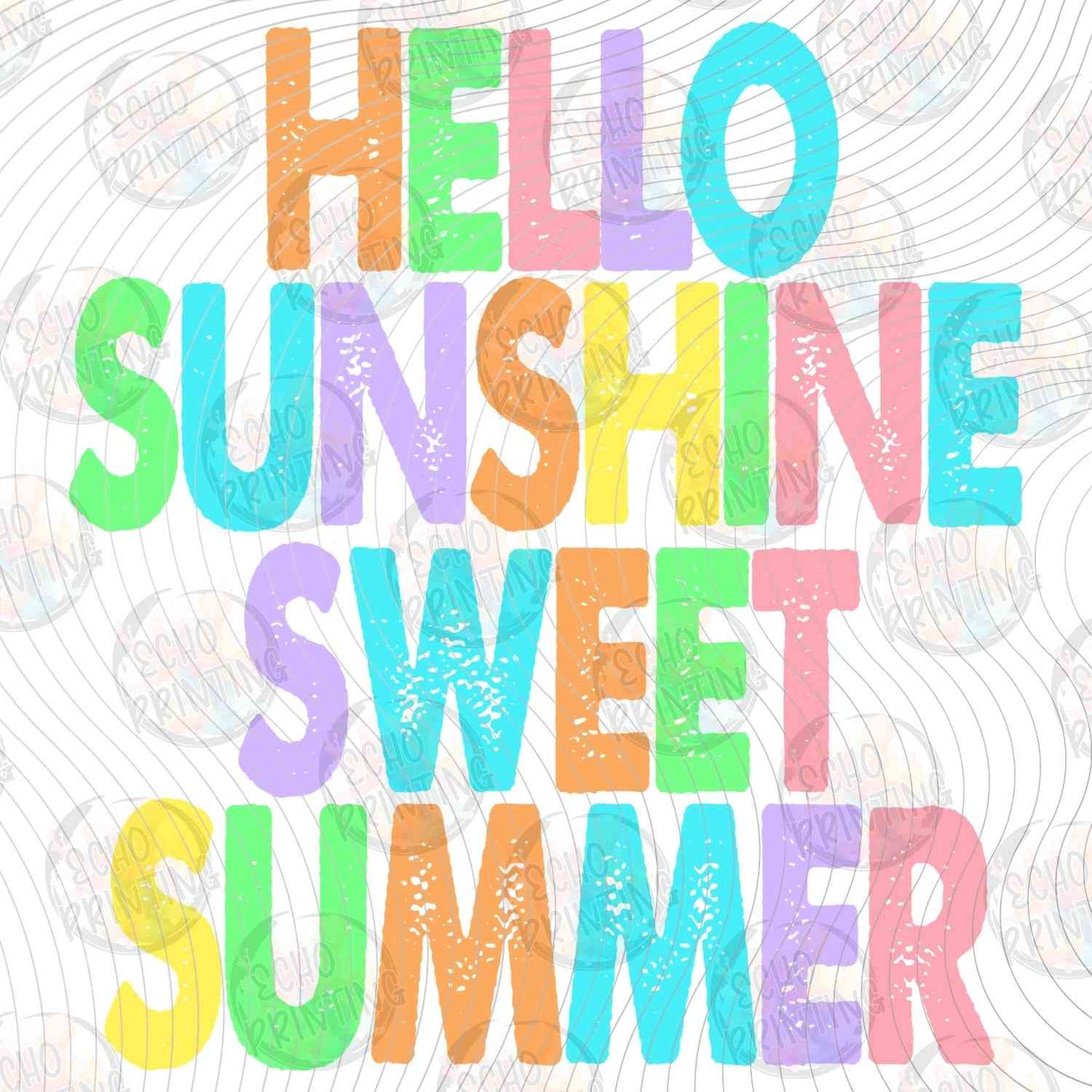 SMRG 800 - HELLO SUNSHINE SWEET SUMMER BLUE