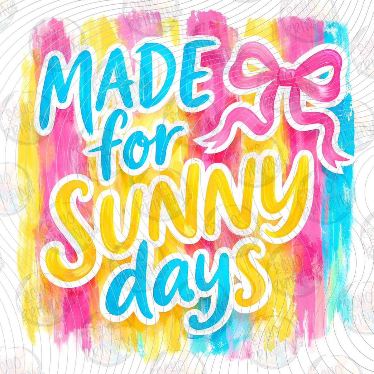 SMRG 907 - MADE FOR SUNNY DAYS WITH PINK BOW