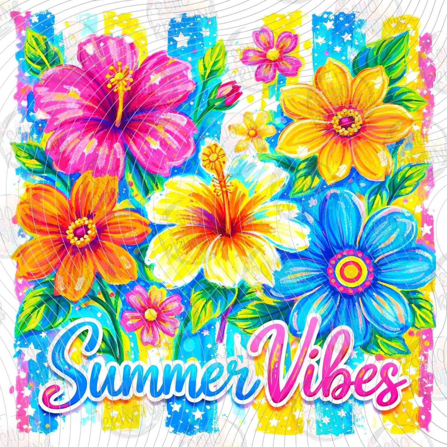 SMRG 909 - SUMMER VIBES TROPICAL FLOWERS