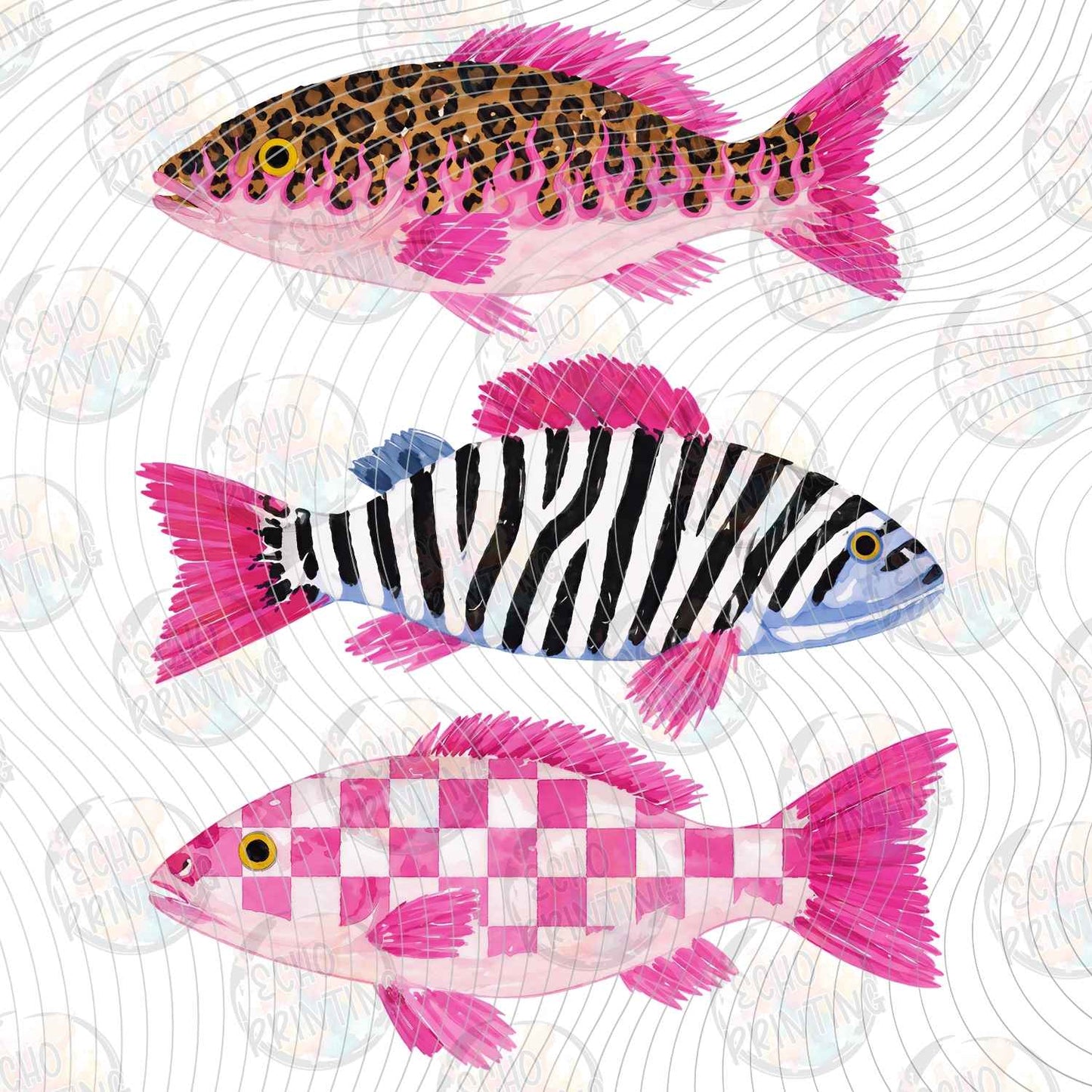 SMRG 944 - COLORFUL TROUT PATCHWORK