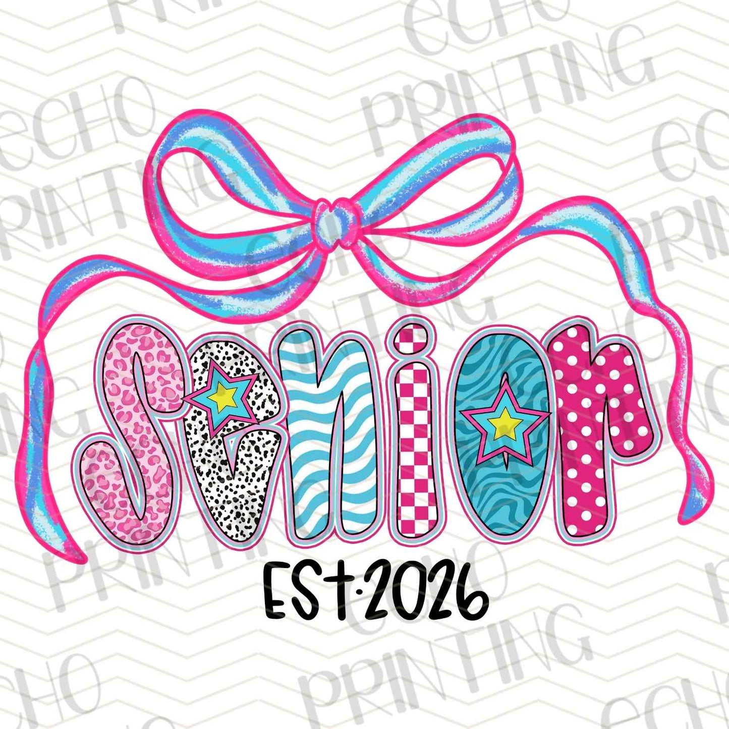 SNRG 5 - SENIOR EST. 2026 RIBBON BOW