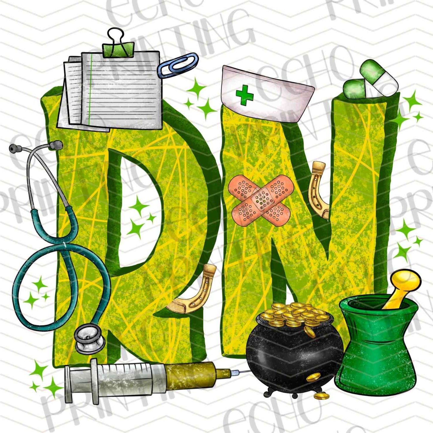 SPTKG 132 – RN GREEN LETTERING