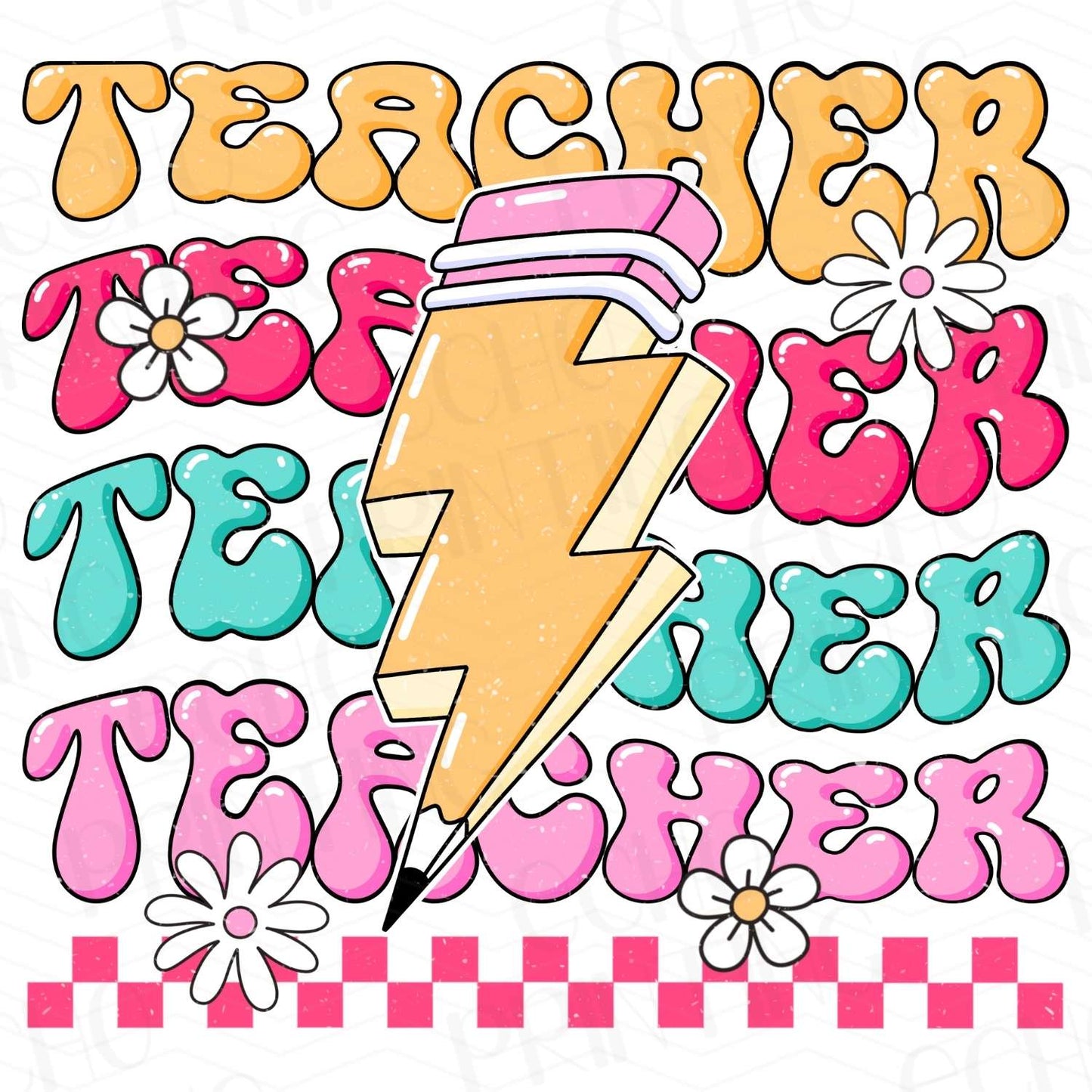 TCHR 158 – TEACHER LIGHTNING BOLT