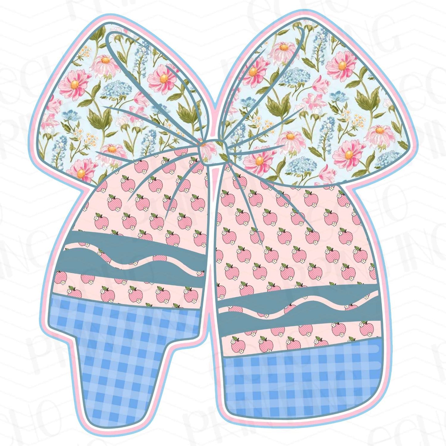 TCHR 271 – FLORAL TEACHER BOW