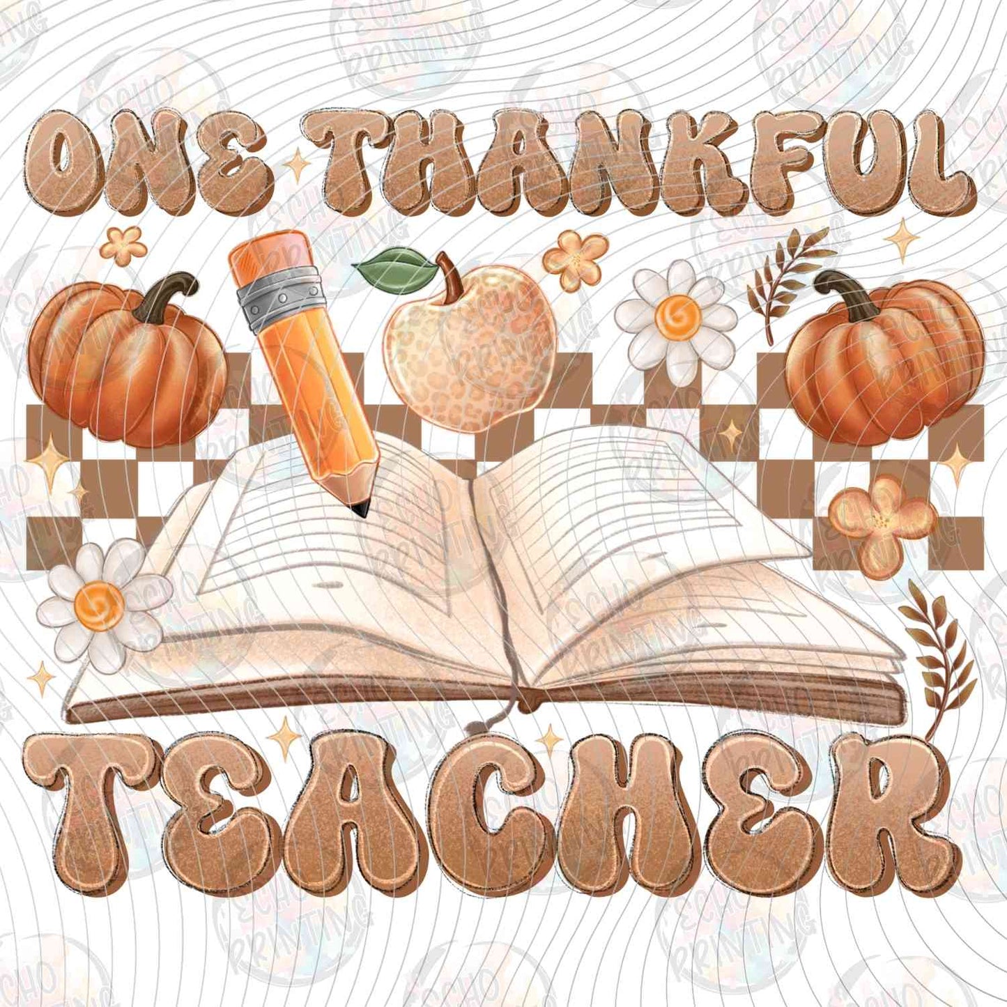 TCHR 471 - ONE THANKFUL TEACHER WITH BOOK