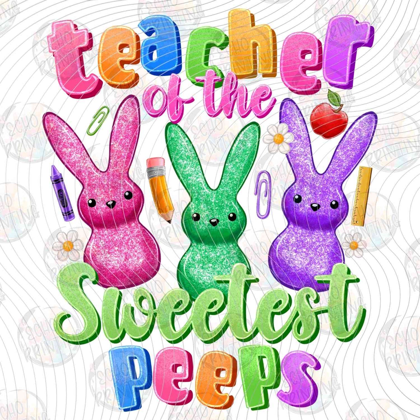 TCHR 506 - TEACHER OF THE SWEETEST PEEPS RABBITS