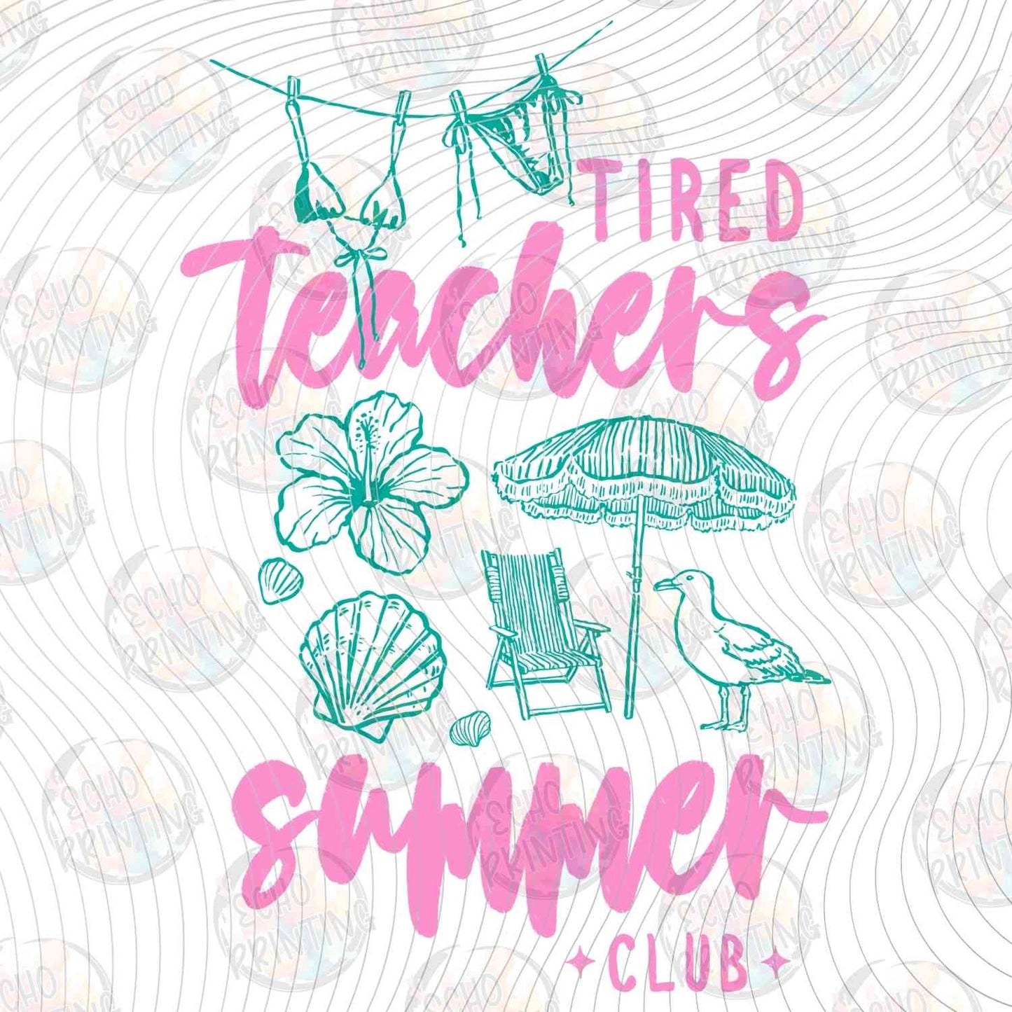 TCHR 525 - TIRED TEACHERS SUMMER CLUB TROPICAL