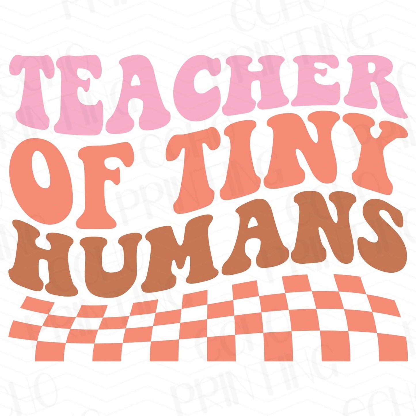 TCHR 71 – TEACHER OF TINY HUMANS CHECKERED