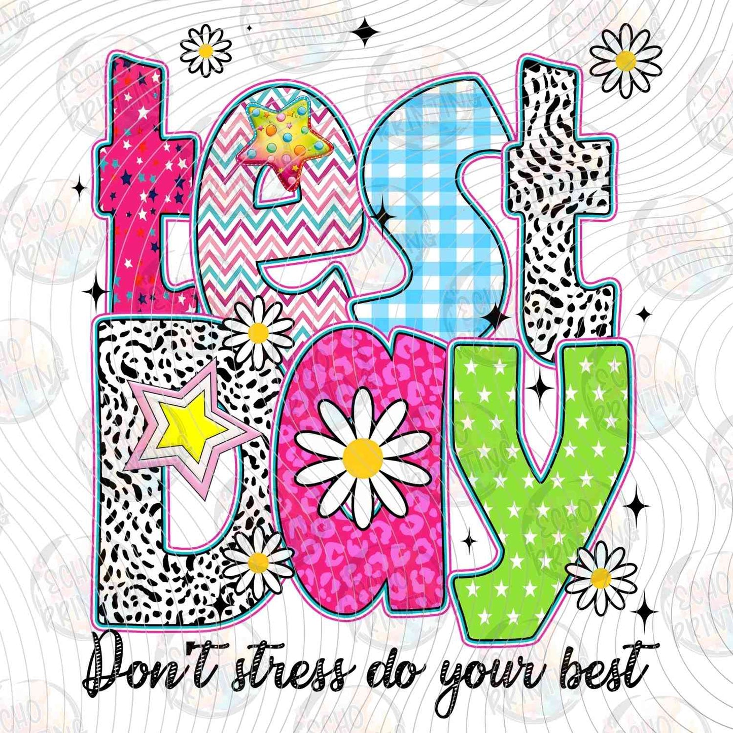 TSDG 109 - TEST DAY PATTERN LETTERS