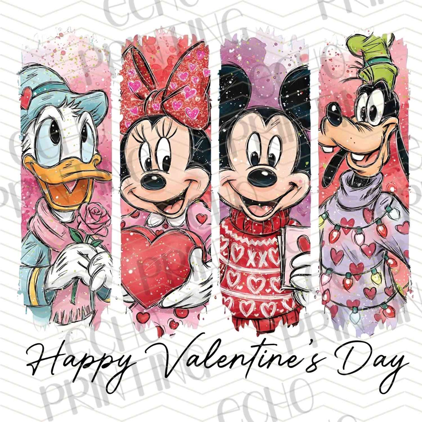 VLTC 168 - HAPPY VALENTINE CARTOON FRIENDS