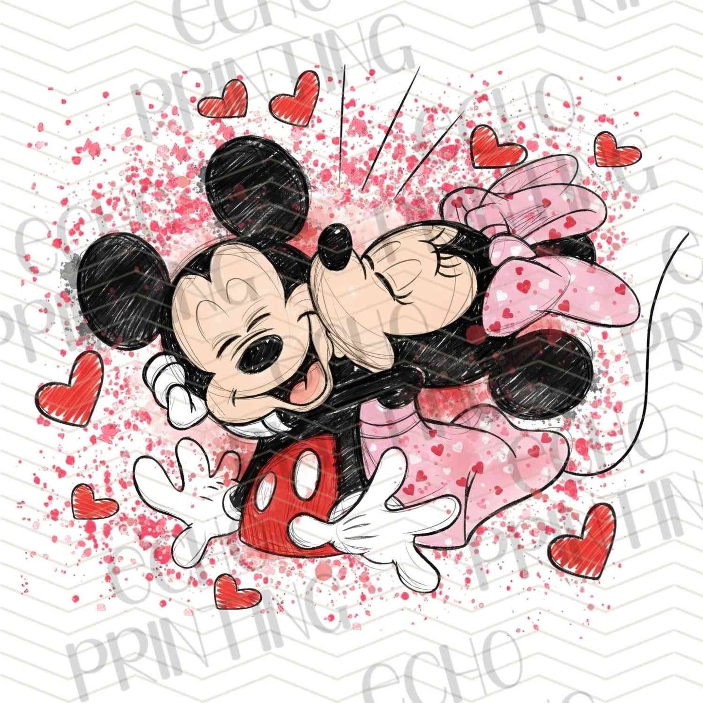VLTC 245 - MOUSE COUPLE SKETCH VALENTINE ART