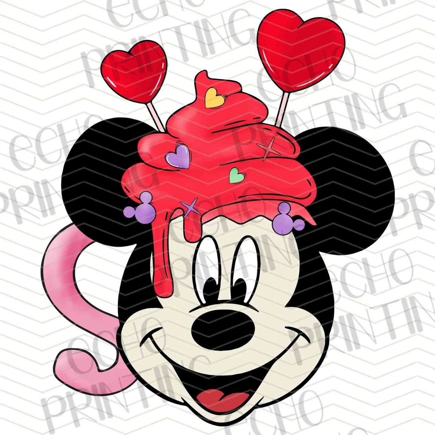 VLTC 273 – CARTOON MOUSE HEART FACE