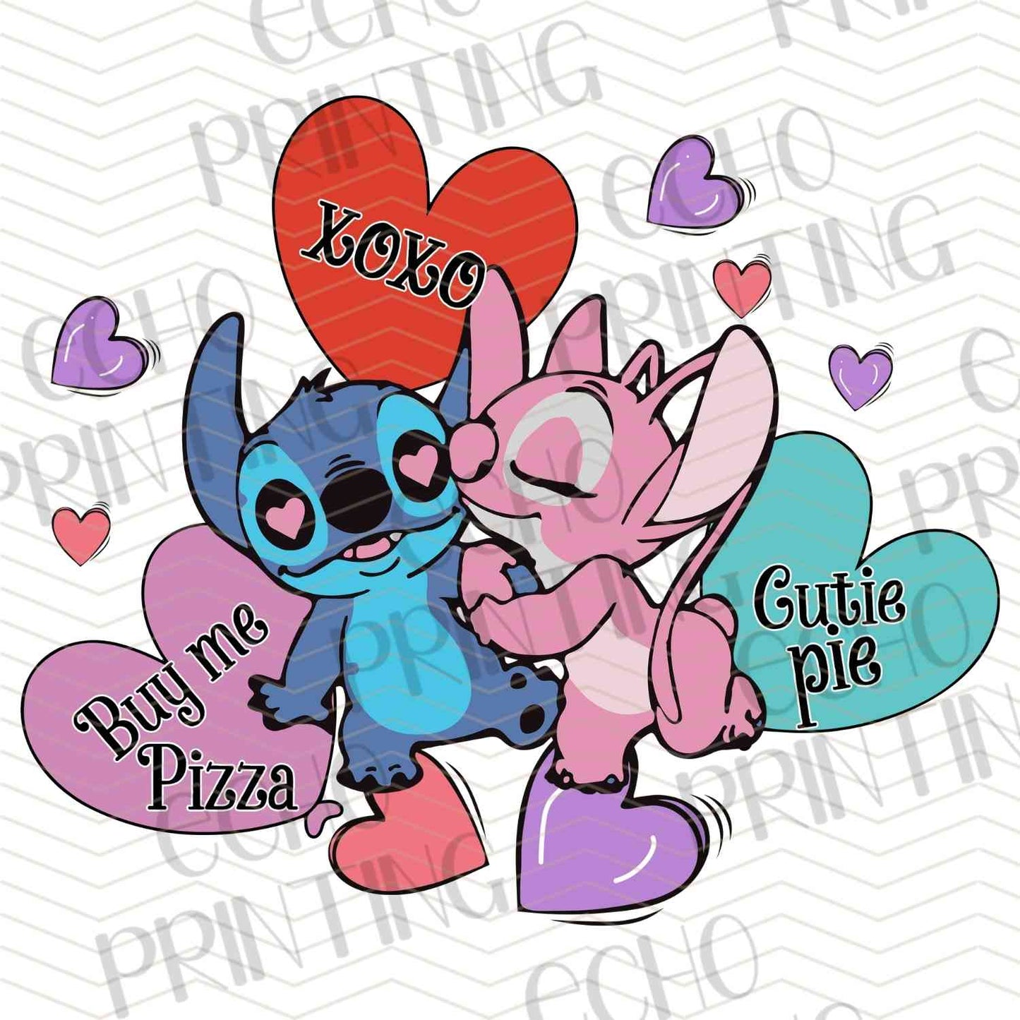 VLTC 318 - CUTE ALIEN COUPLE VALENTINE ART
