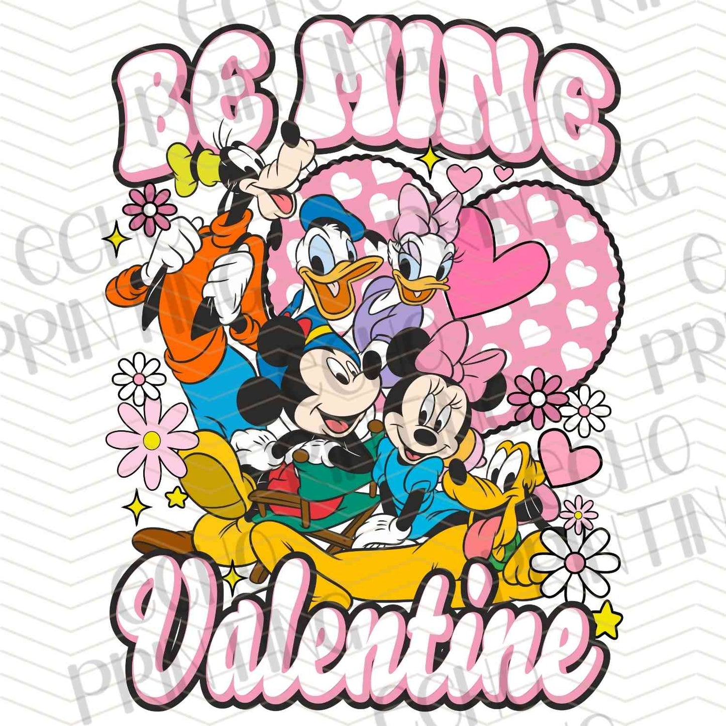 VLTC 335 - BE MINE VALENTINE TYPOGRAPHY