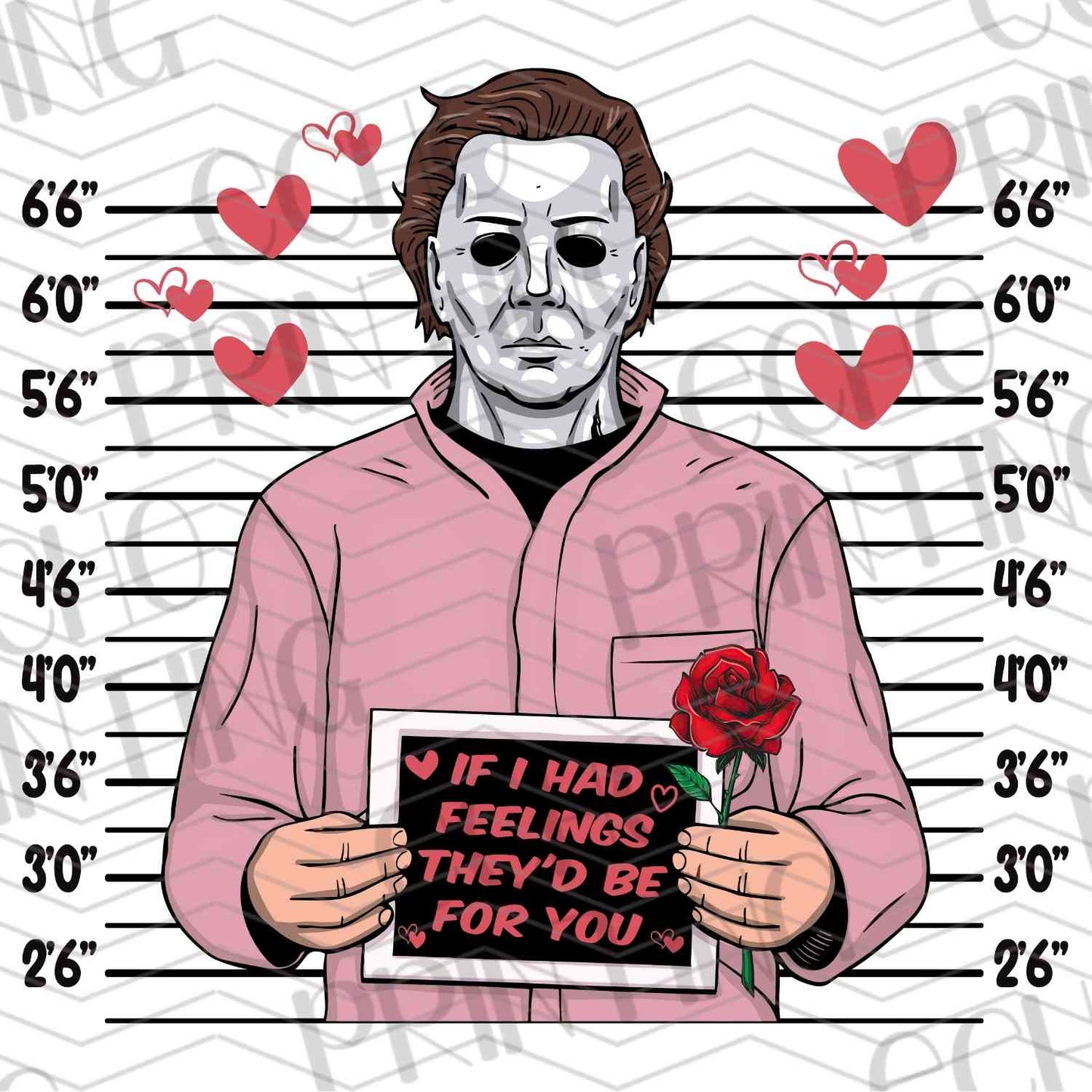 VLTC 42 - MASKED FIGURE WITH FLOWER NOTE