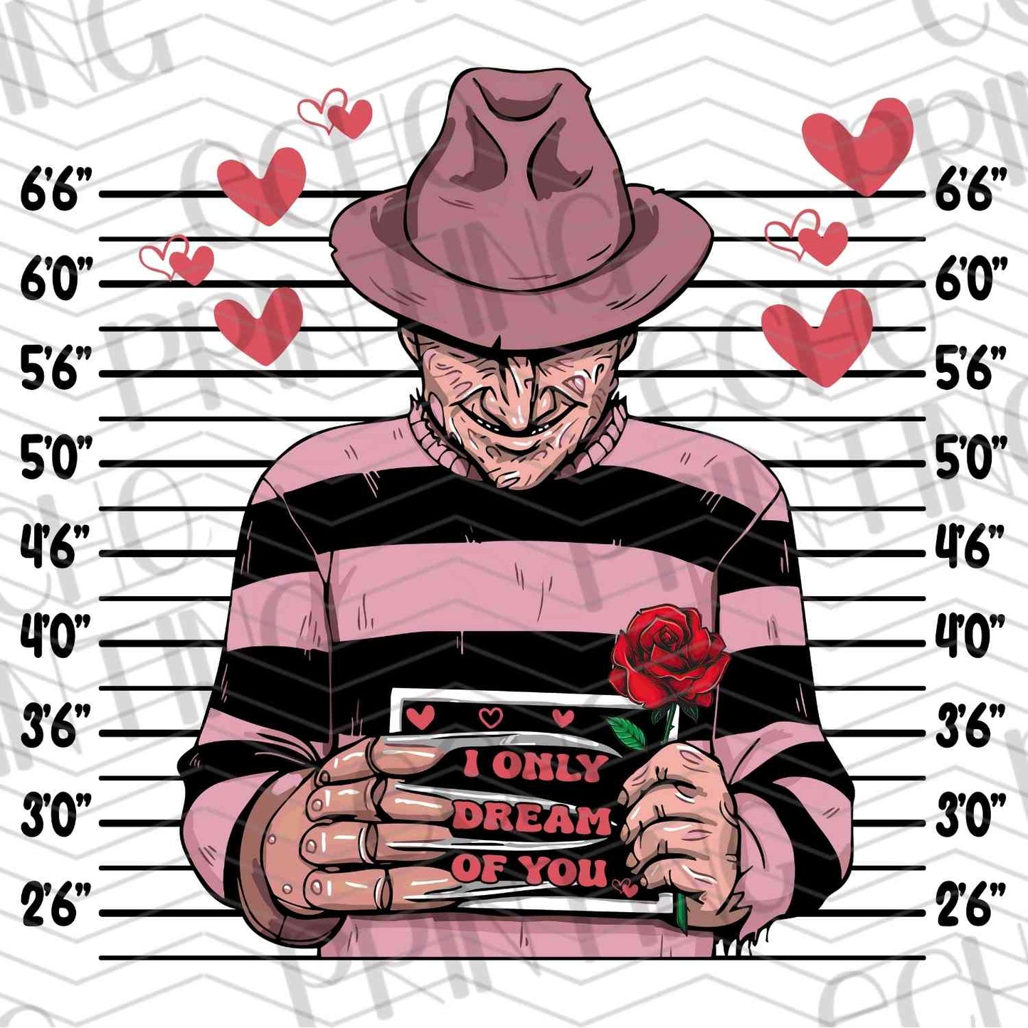 VLTC 43 - STRIPED SWEATER FIGURE WITH HEART