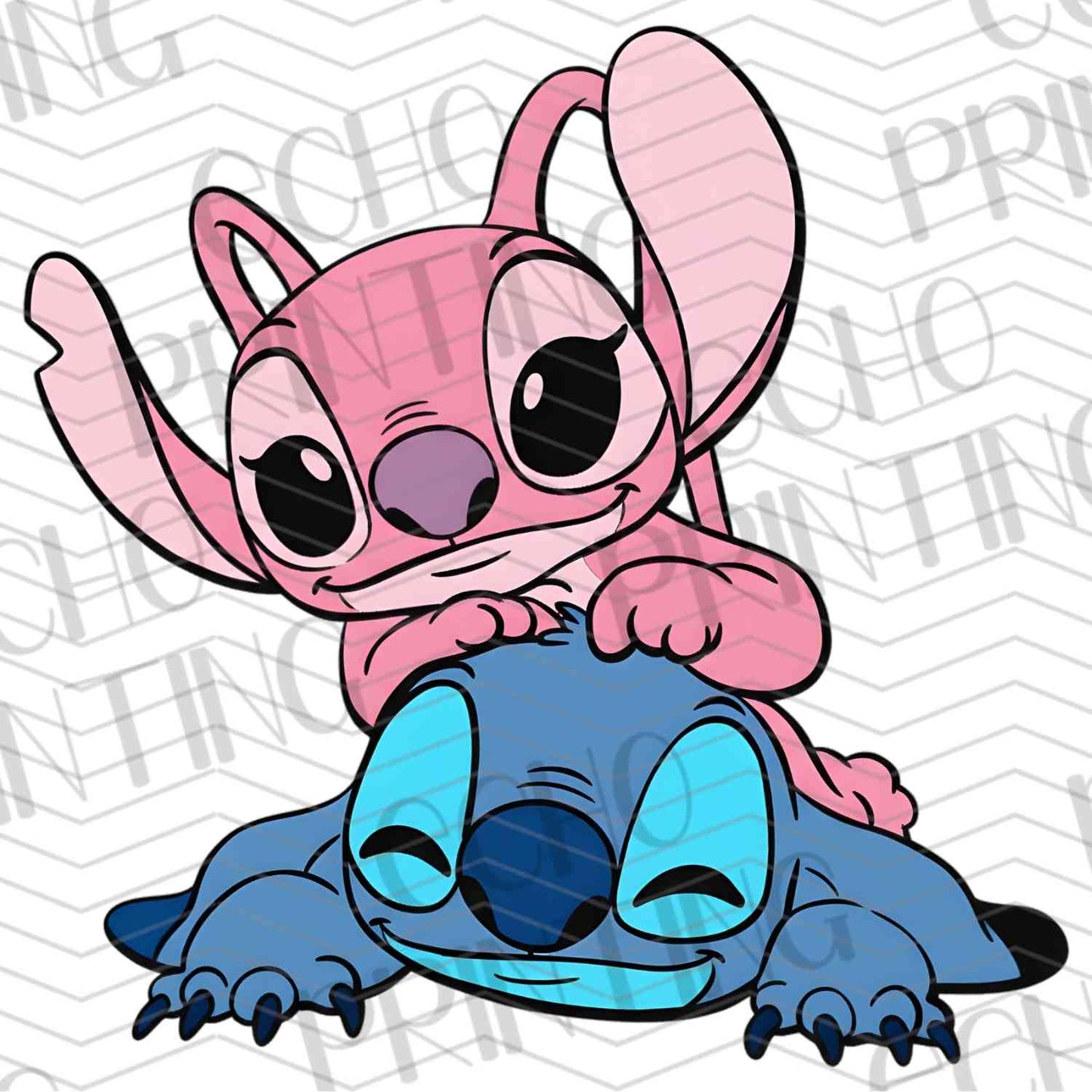 VLTC 60 - PINK ALIEN HUGGING BLUE ALIEN