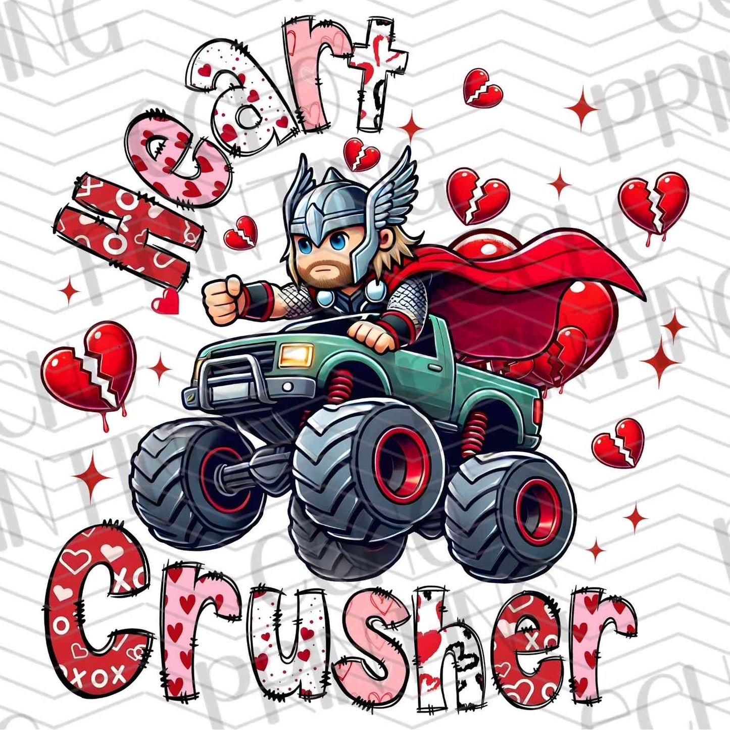 VLTC 72 - RED TRUCK WITH MASKED HERO